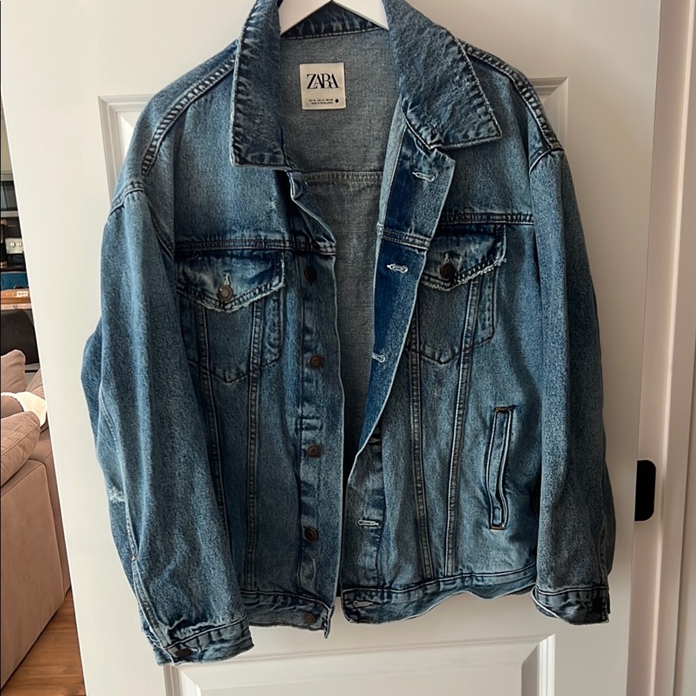 Zara Classic Blue Denim Jacket